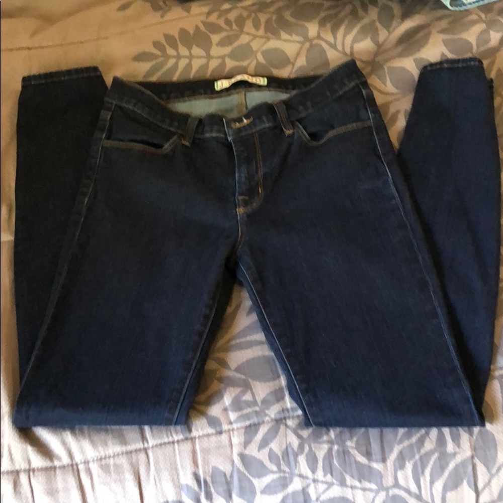 J BRAND dark denim super skinny jeans 28